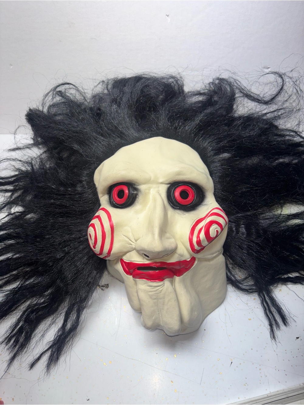SAW Movie Puppet
Jigsaw Latex Mask. Halloween
Horror Scary adult mask